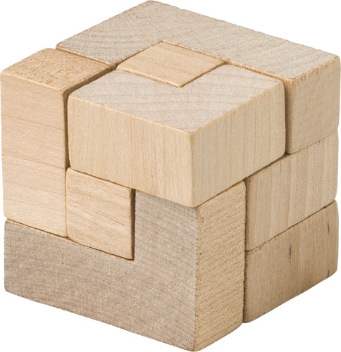 Wooden cube puzzle