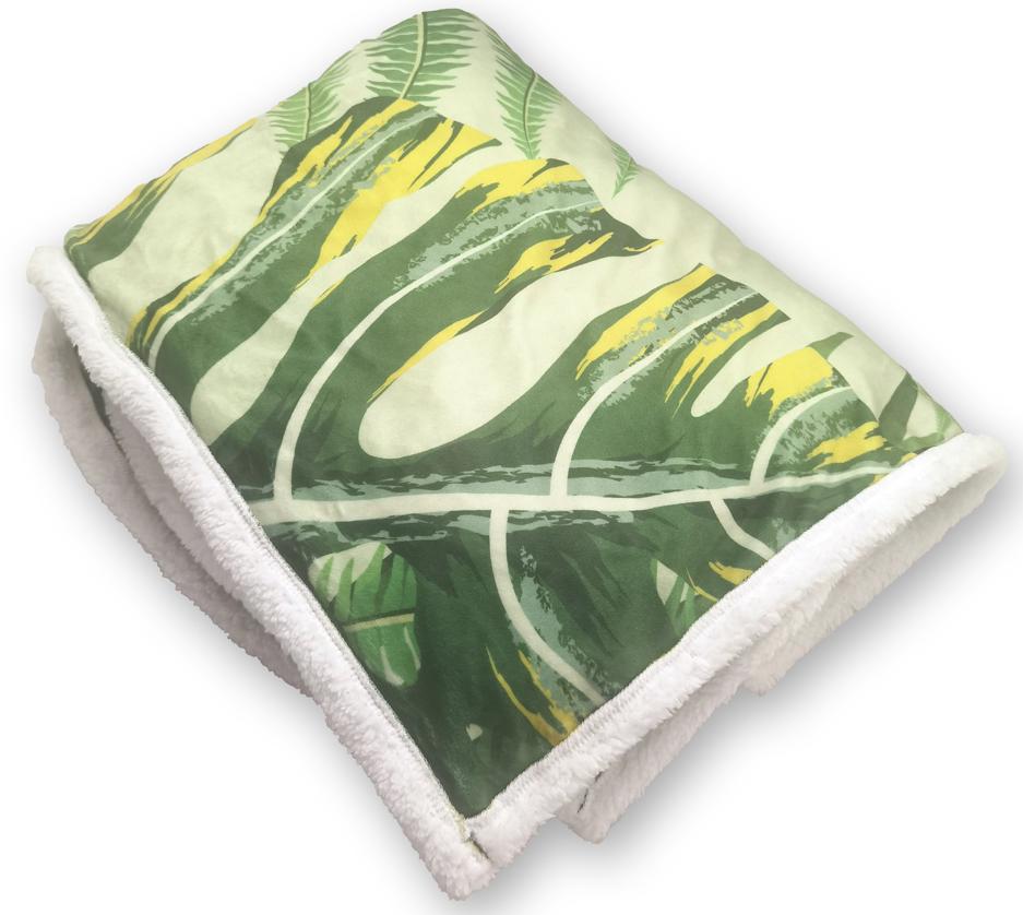 Sherpa fleece printed blanket (full color print) EU