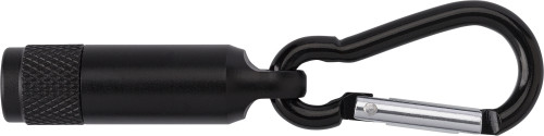 Aluminium mini torch with carabiner