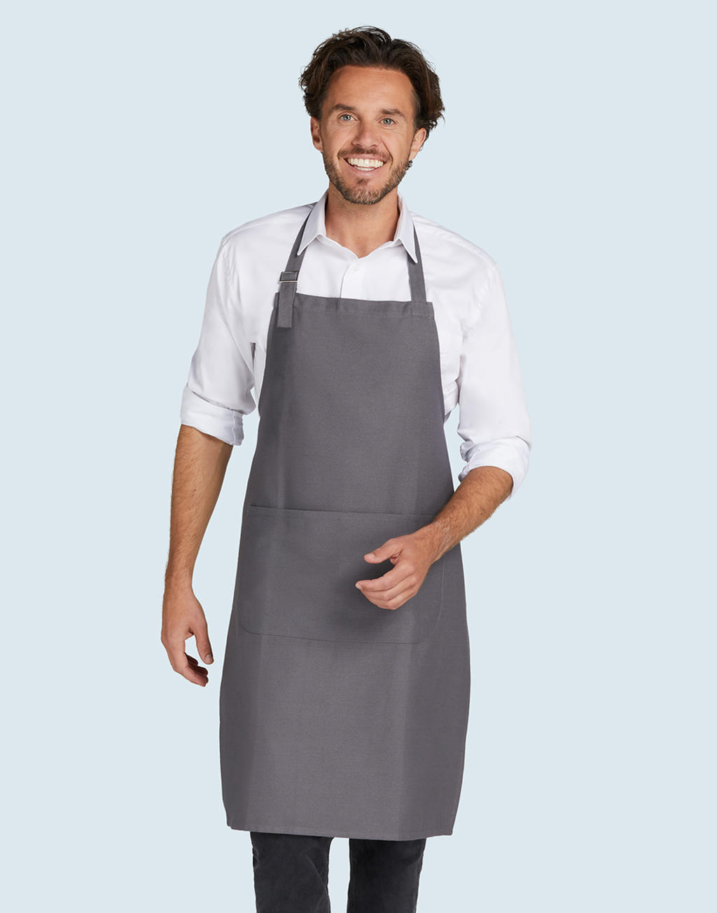 LISBON - Organic Heavyweight Bib Apron with Pocket