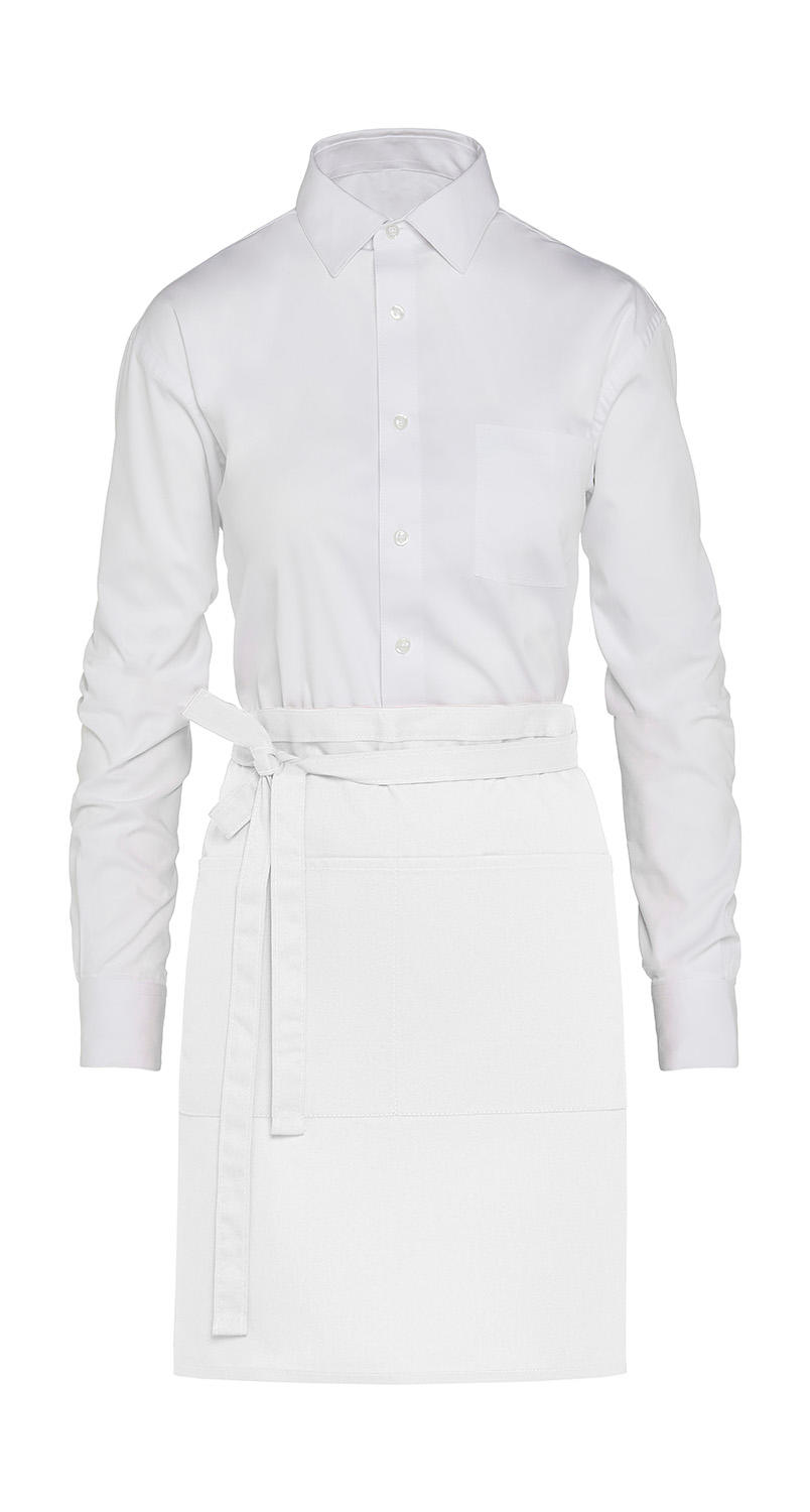 BRUSSELS - Short Bistro Apron with Pocket