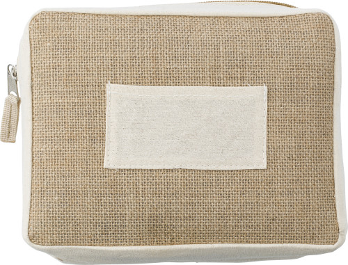 Jute toiletry  bag Julian