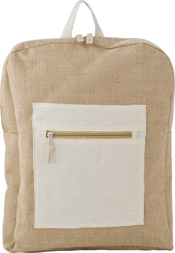 Jute backpack Edison