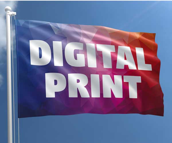 Digitalt trykt flag EU