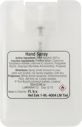 Käsidesispray 2ml Creditclean