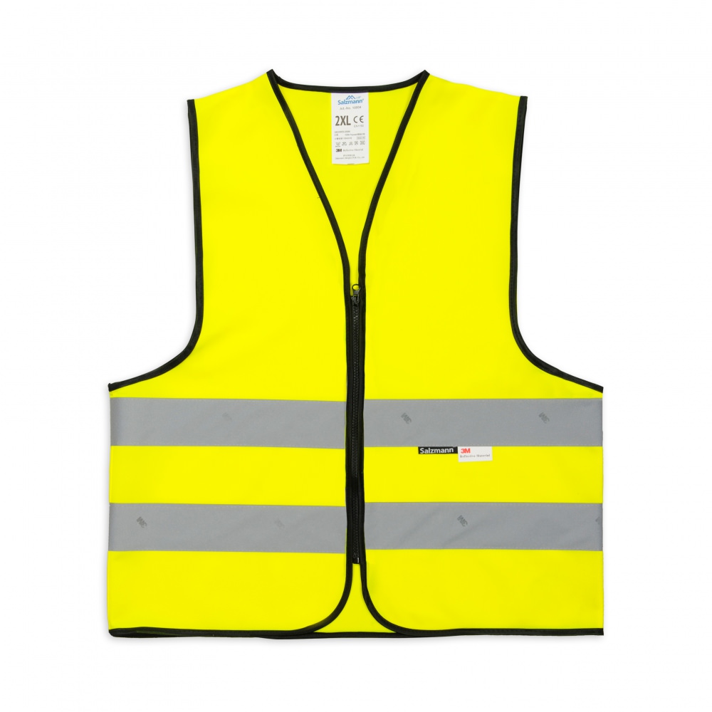 Refleksvest HI-VIS 3M med glidelås [Voksen]