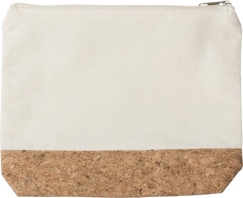 Cotton (220 gr/m2) cosmetic bag Teagan