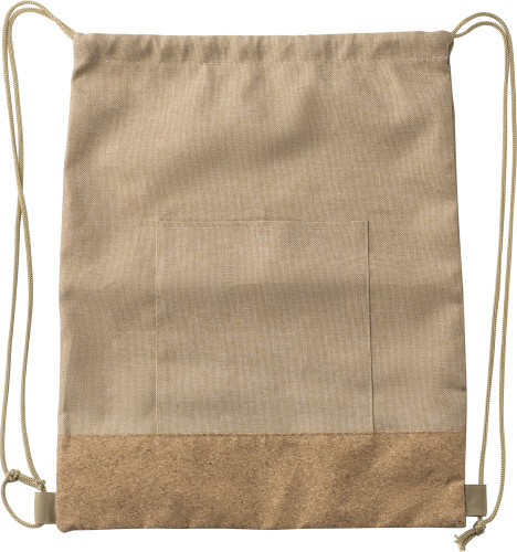 RPET polyester (600D) drawstring bag Ansel