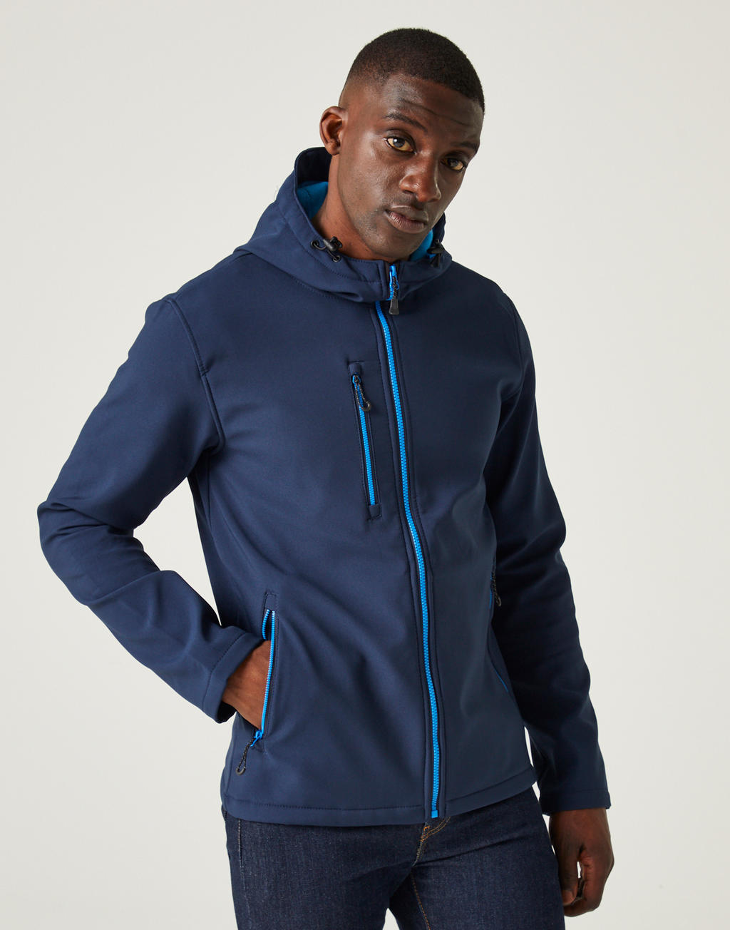 Navigate 2-Layer Hooded Softshell Jacket