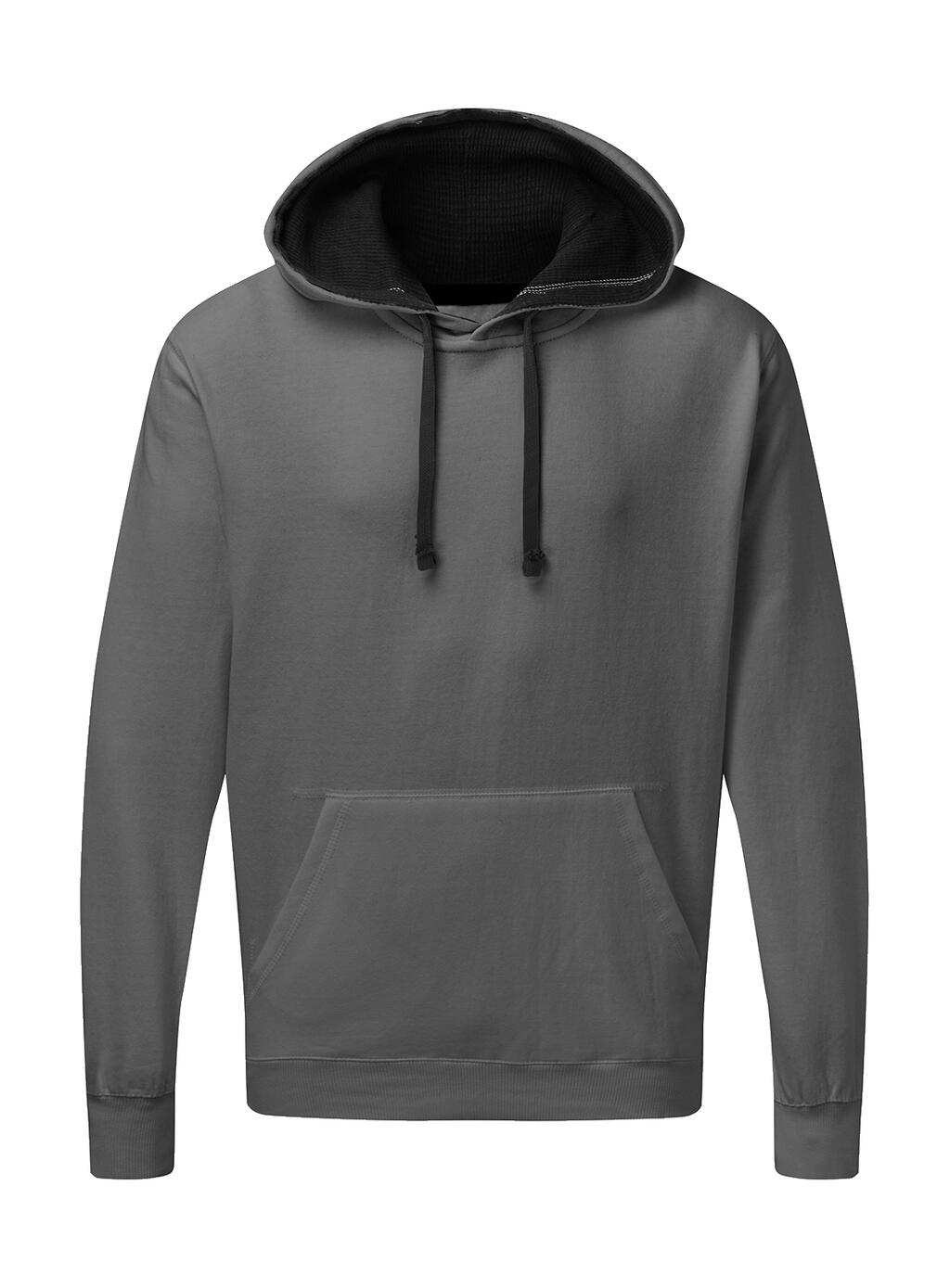 Contrast Hooded Sweatshirt Men